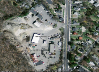 Aerial Photograph of DPW Yard 629 Randolph Avenue