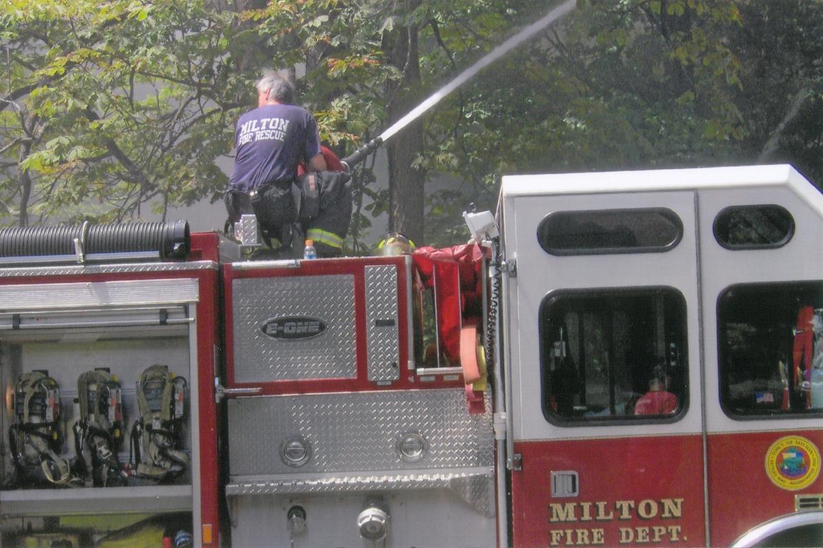 Putting out a Fire From the Fire Apparatus 4